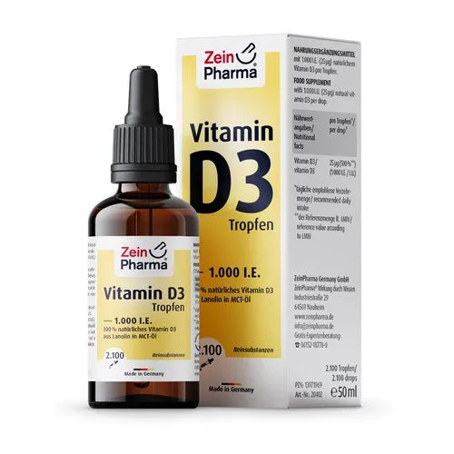 Higher nature VITAMIN D3 DROPS 1,000 IU 50 ml