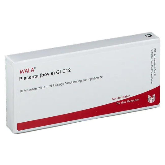Homeopathic medicine, PLACENTA BOVIS GL D 12 ampoules - UKDorf 
