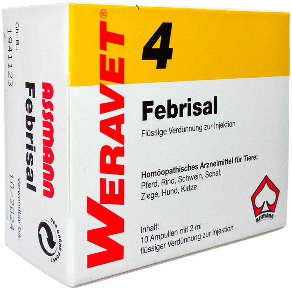 Horses FEBRISAL 4 ampoules vet. 10X2 ml