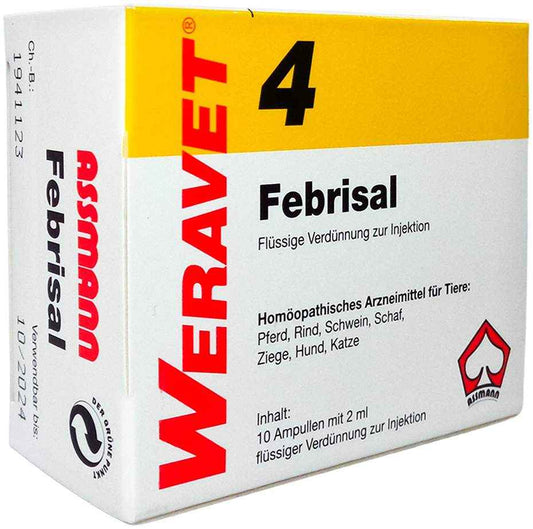 Horses FEBRISAL 4 ampoules vet. 10X2 ml