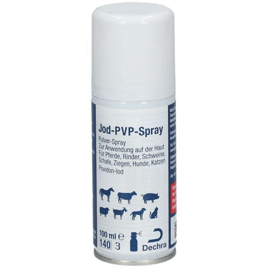 Horses, cattle, pigs, sheep, goats, dogs and cats, Iodine-PVP spray - UKDorf 