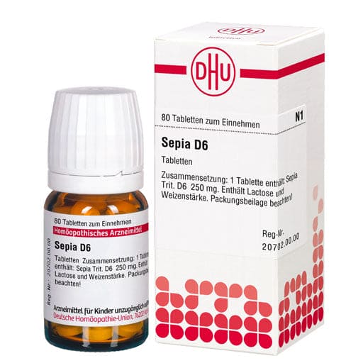 Hot flashes anxiety, Sepia officinalis, SEPIA D 6 tablets - UKDorf 