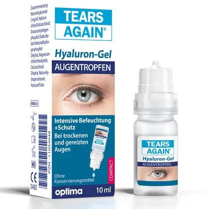 Hyaluronic Acid 0.3%, TEARS Again Gel Eye Drops, smoke, dust, pollen - UKDorf 