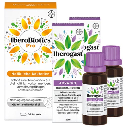 IBEROGAST ADVANCE 2x20ML + IBEROBIOTICS PRO SAVING SET - UKDorf 