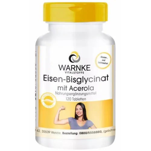 IRON BISGLYCINATE with Acerola Tablets - UKDorf 