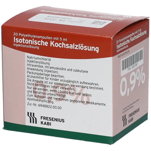 ISOTONIC saline solution 0.9% plastic ampoules - UKDorf 