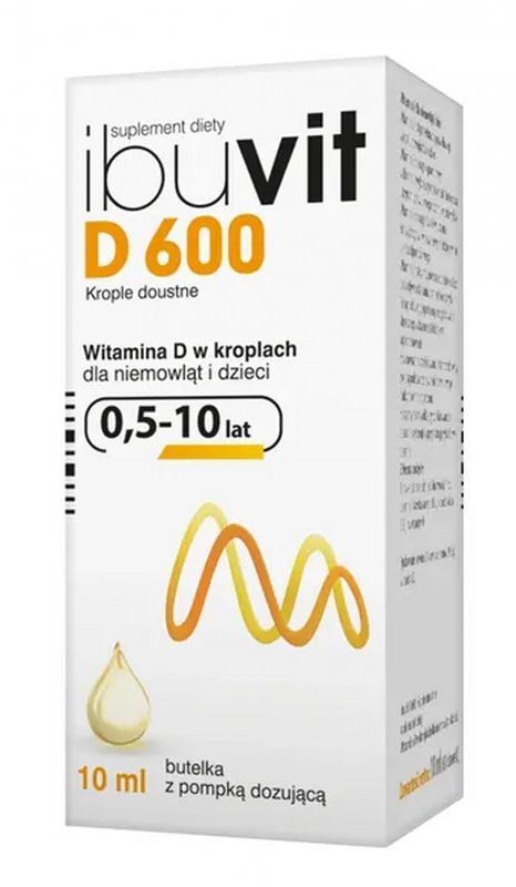 Ibuvit D 600 drops with metering pump 10