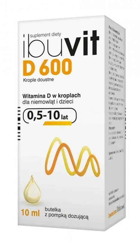 Ibuvit D 600 drops with metering pump 10 ml