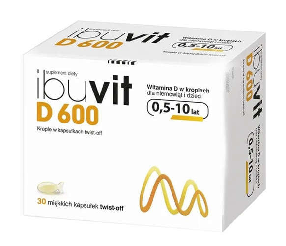 Ibuvit D 600 x 30 capsules twist-off