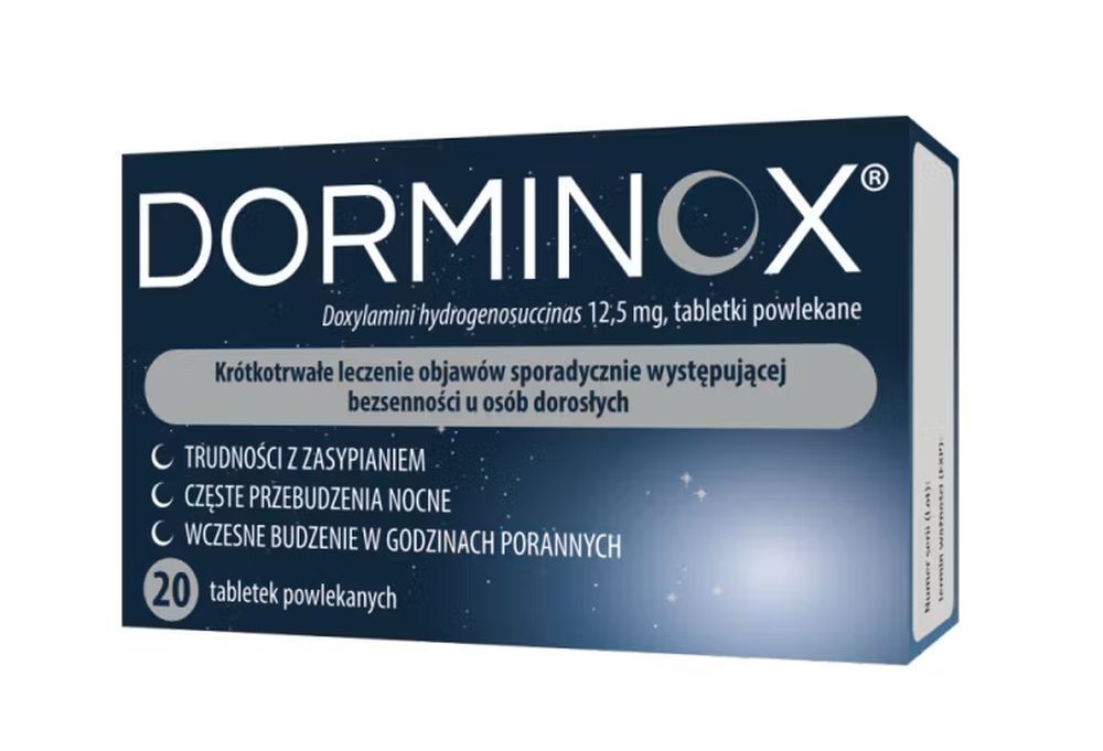 Insomnia Dorminox 12.5 mg 20 tablets