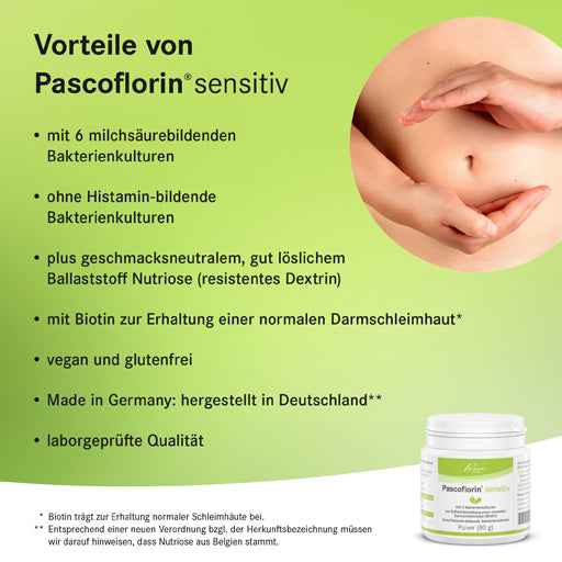 Intestinal lining (biotin) PASCOFLORIN sensitive powder