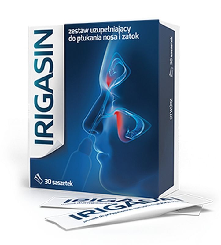 Irigasin washing nasal and sinus supplementing x30, nasal irrigation