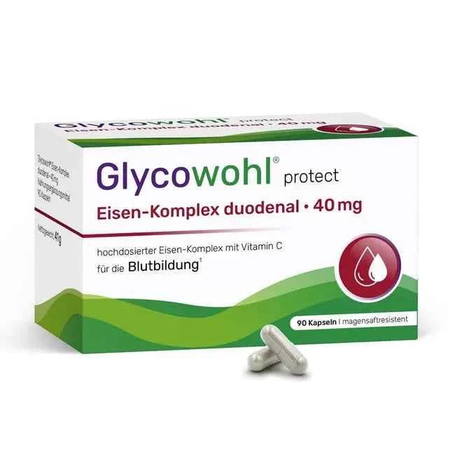 Iron Complex Duodenal 40 mg + Vitamin C Capsules, 90 Capsules