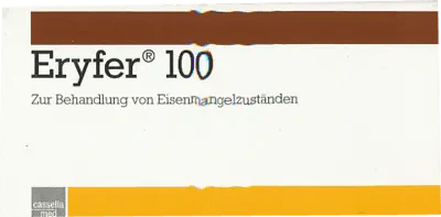 Iron(ii) sulfate, ERYFER 100 hard capsules - UKDorf 