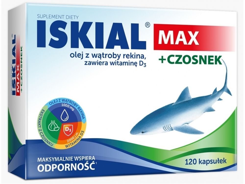 Iskial Max + Garlic capsules 120