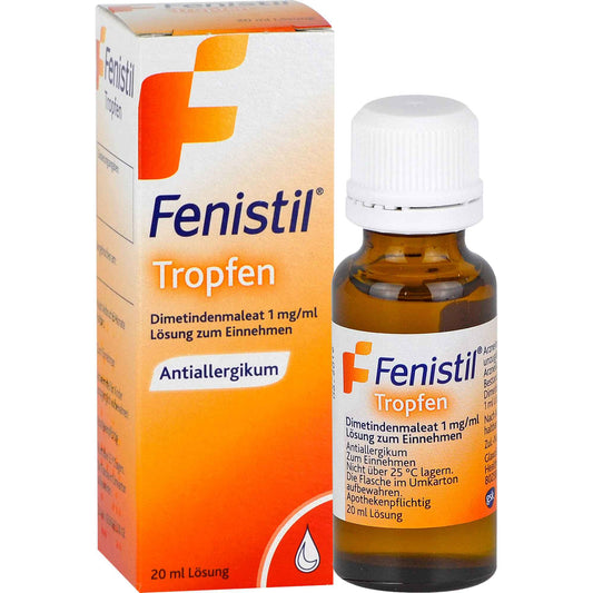 Itching, chickenpox, allergic rhinitis, insect bites, FENISTIL drops