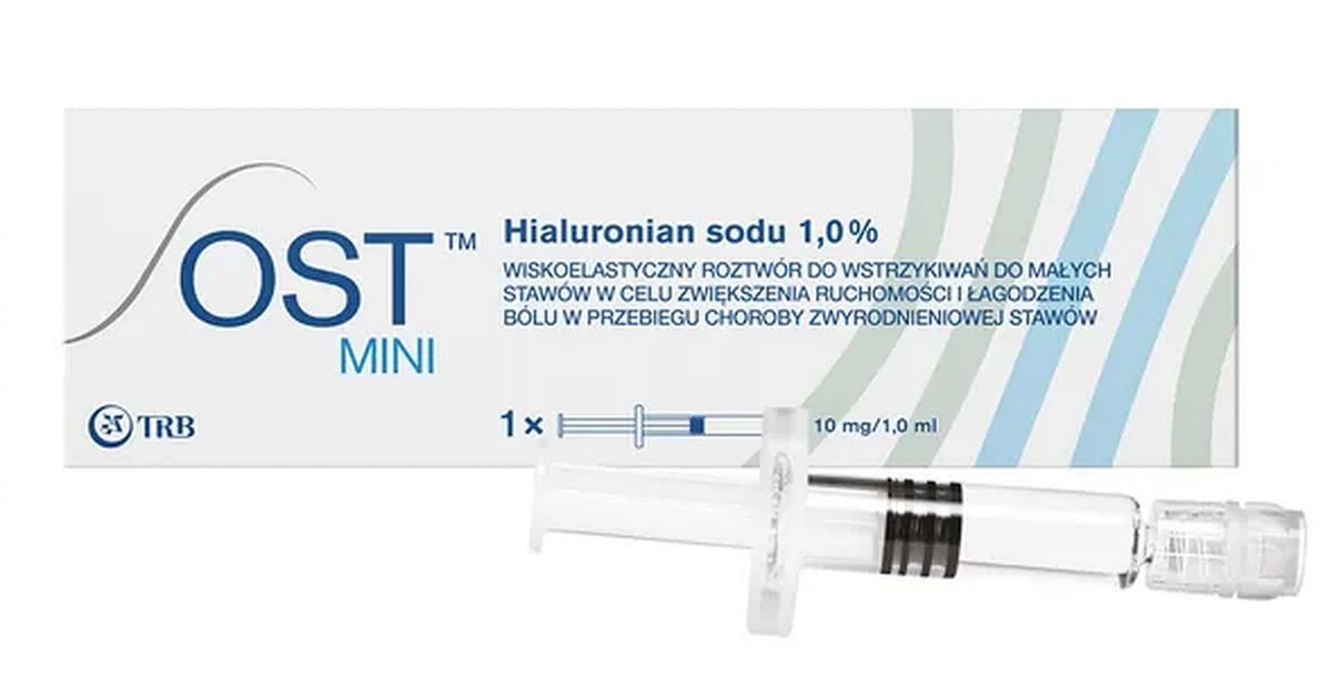Joint injections, OSTENIL mini 10 mg pre-filled syringes (syringe)