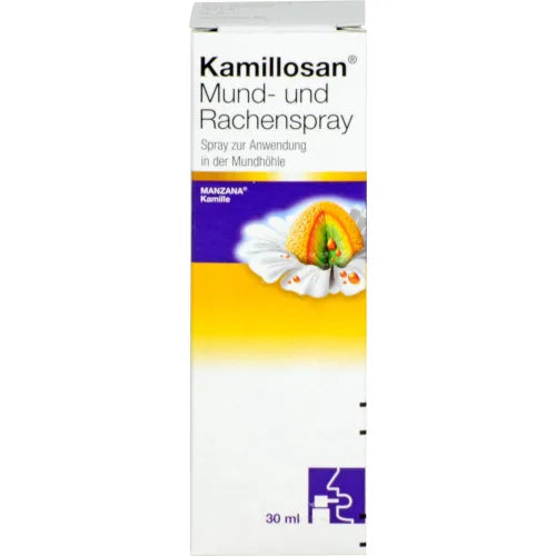 KAMILLOSAN mouth and throat spray 30 ml, Pharyngitis (tonsillopharyngitis)
