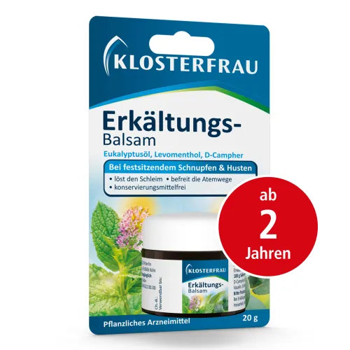 KLOSTERFRAU Cold Balm, eucalyptus, camphor, menthol