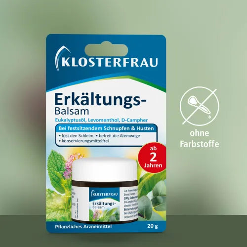 KLOSTERFRAU Cold Balm, eucalyptus, camphor, menthol