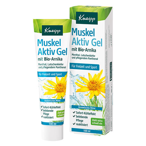 organic arnica extract and natural mountain Muscle Active Gel 100 ml - 3