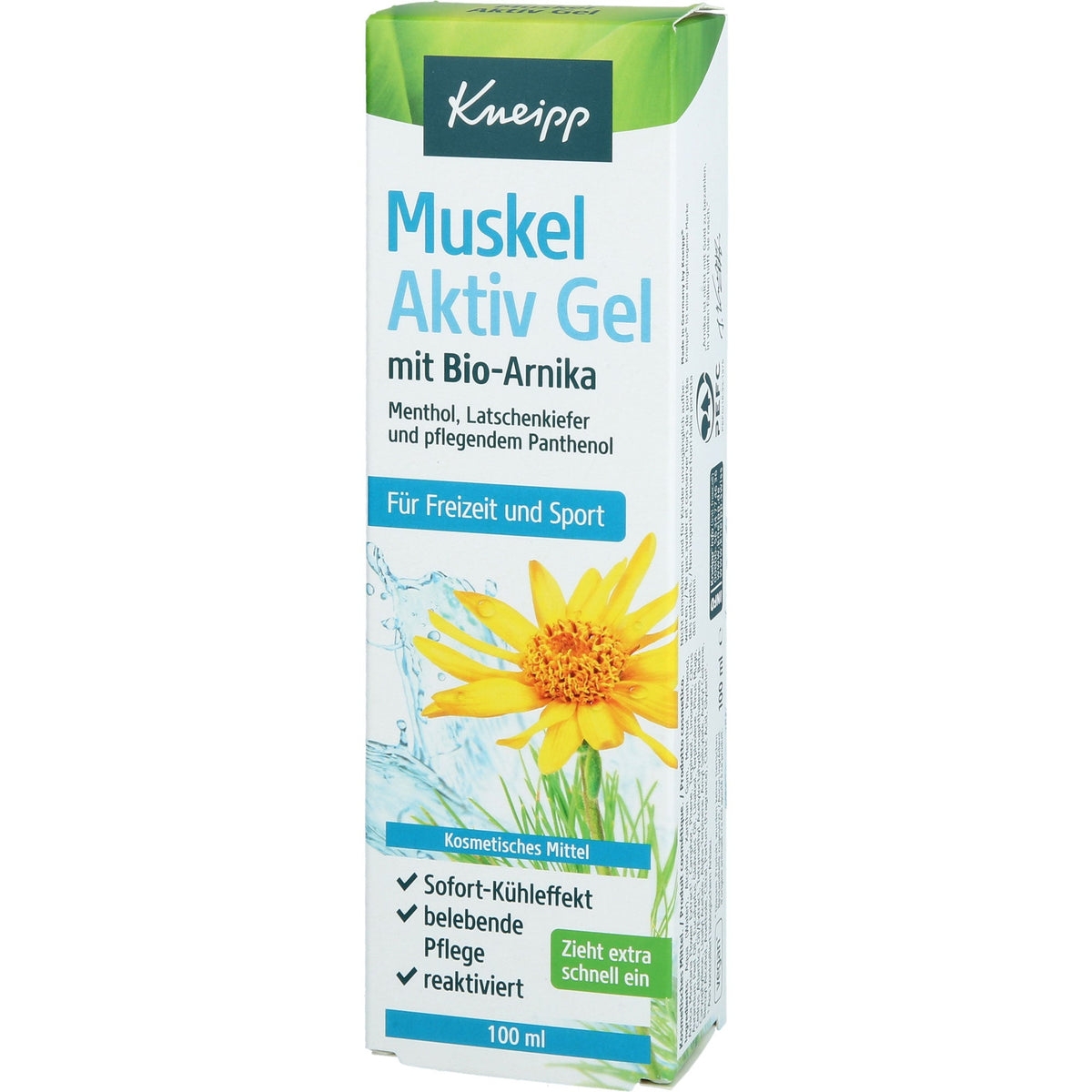 organic arnica extract and natural mountain Muscle Active Gel 100 ml - 4