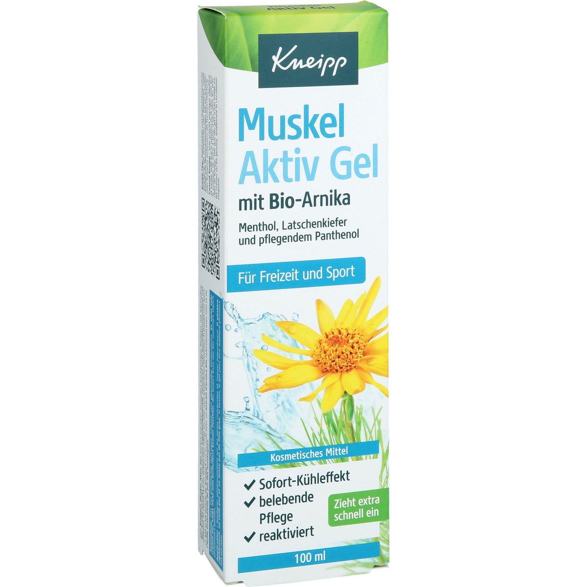 organic arnica extract and natural mountain Muscle Active Gel 100 ml - 7