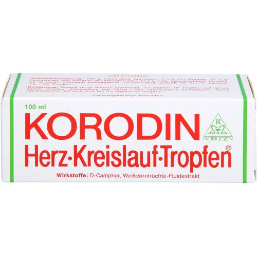 KORODIN cardiovascular drops 100 ml circulatory system disorder