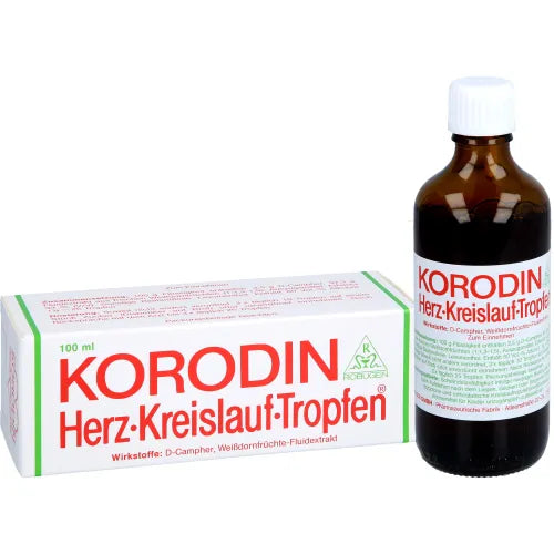 KORODIN cardiovascular drops 100 ml circulatory system disorder