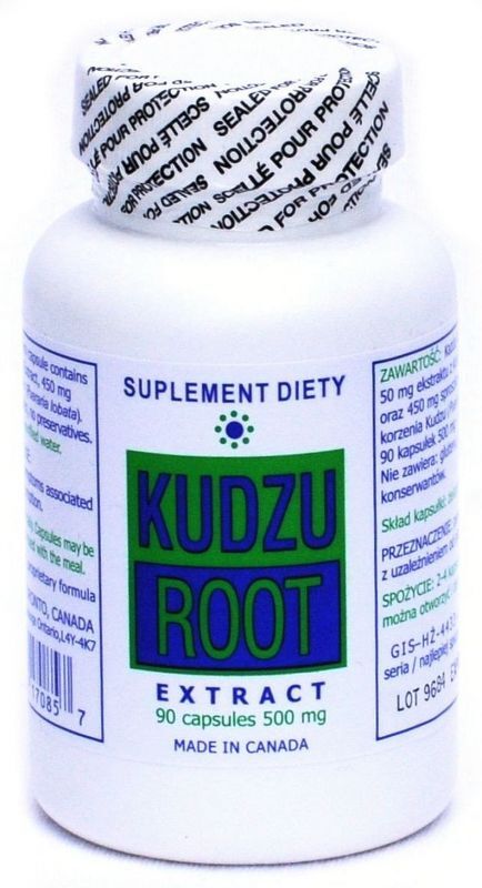 KUDZU ROOT x 90 capsules, kudzu alcoholism