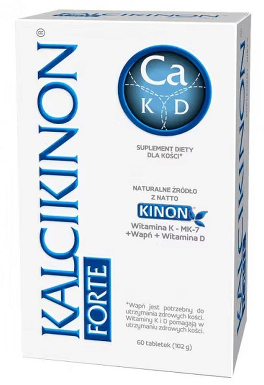 Kalcikinon Forte x 60 tablets, K2 and D3