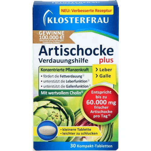 Klosterfrau Artichoke plus Choline Tablets 30 tablets