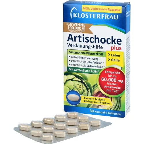 Klosterfrau Artichoke plus Choline Tablets 30 tablets