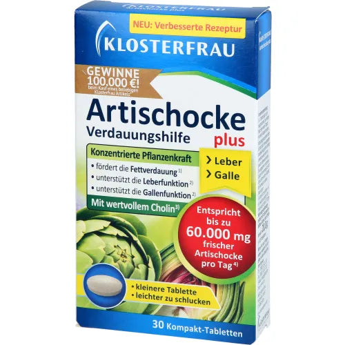 Klosterfrau Artichoke plus Choline Tablets 30 tablets