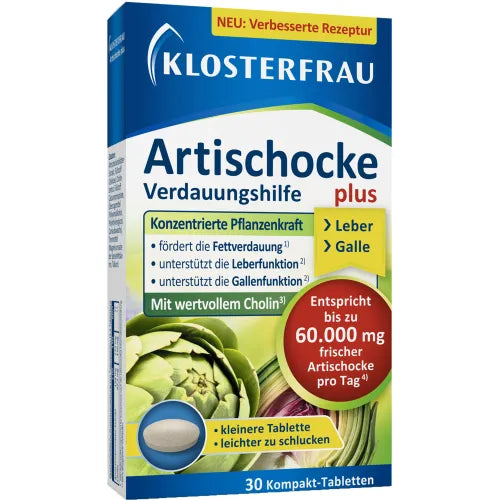 Klosterfrau Artichoke plus Choline Tablets 30 tablets