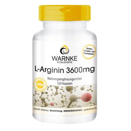 L-ARGININE 3600 mg capsules 120 pcs - UKDorf 