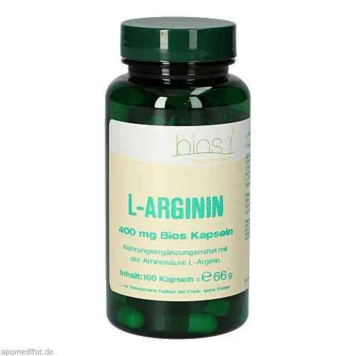 L-ARGININE 400 mg Bios Capsules 100 count