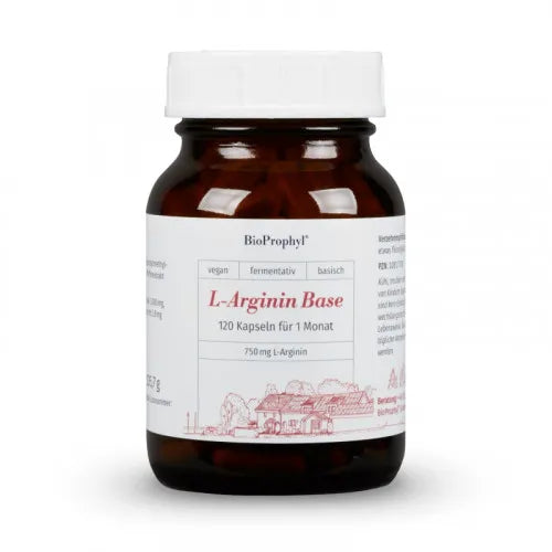 L-ARGININE BASE 750 mg pure L-Arginine capsules - UKDorf 