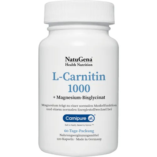 L-CARNITINE 1000 Carnipure+Magnesium vegan - UKDorf 