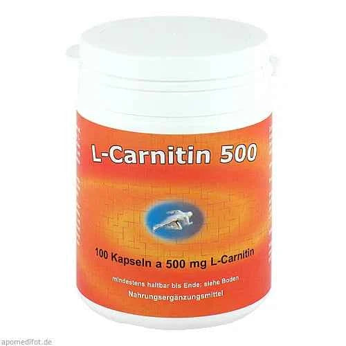 L-Carnitine Capsules 500 mg 100 Capsules