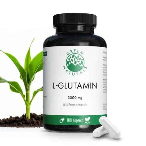 L-Glutamine 3000 mg vegan capsules 180 pieces