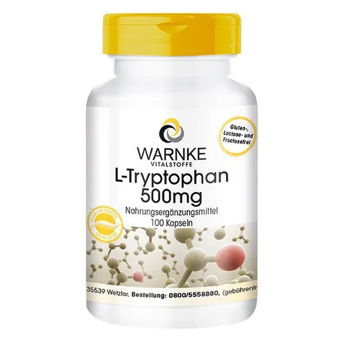 L-TRYPTOPHAN 500 mg capsules 100 pcs - UKDorf 