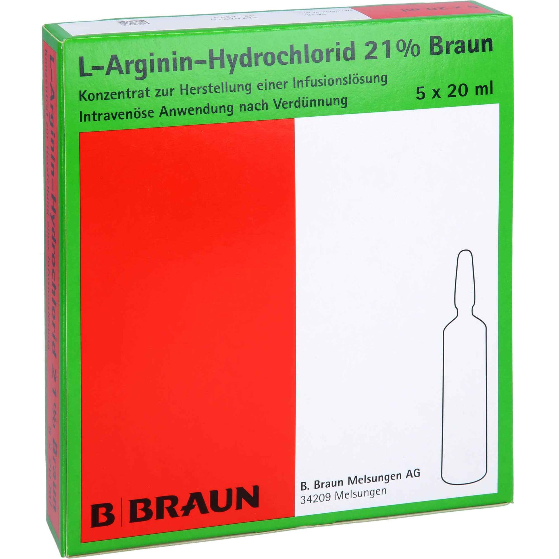 L-arginine hydrochloride 21% brown, concentrate