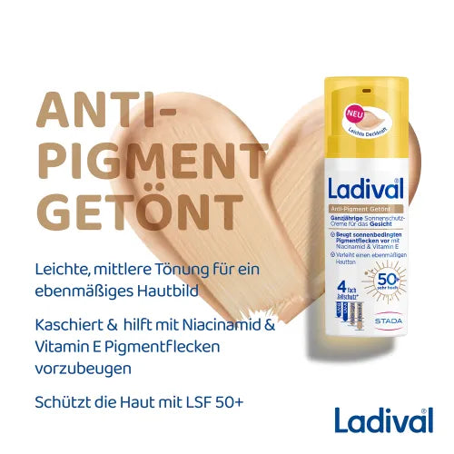LADIVAL Anti-Pigment Tinted Sunscreen Cream SPF 50+ 50 ml