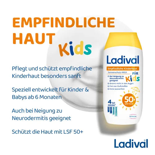 LADIVAL Sensitive Children's Skin Lotion SPF 50+ 200 ml