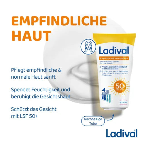 LADIVAL Sensitive Skin Lotion Face SPF 50+ 50 ml