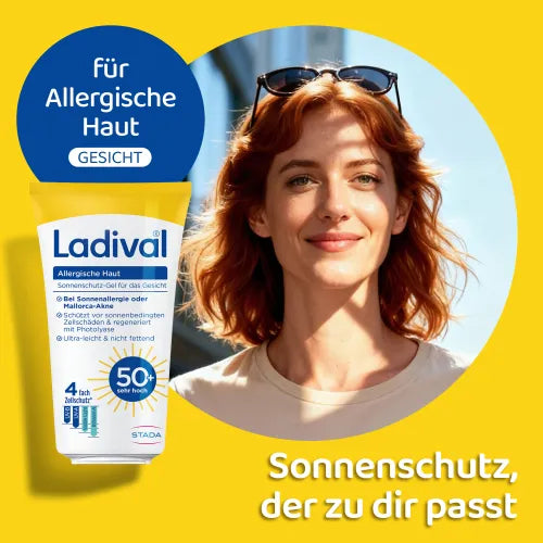 LADIVAL allergic skin face gel SPF 50+ 50 ml