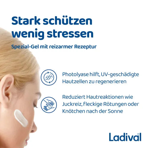 LADIVAL allergic skin face gel SPF 50+ 50 ml