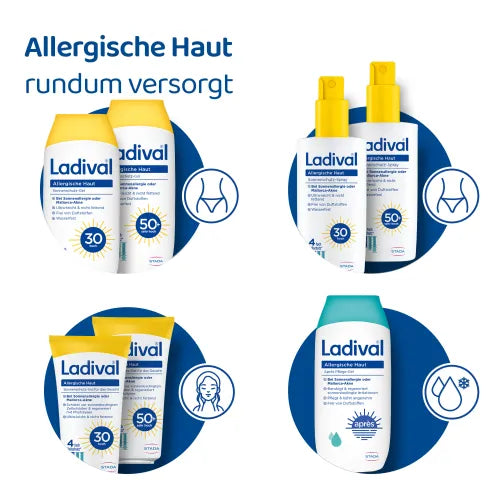 LADIVAL allergic skin sunscreen gel SPF 30 200 ml