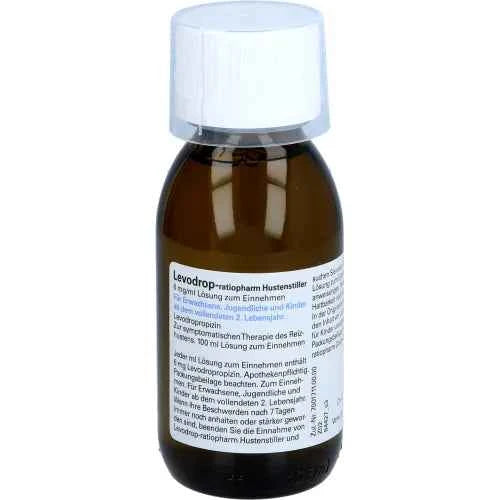 LEVODROP-ratiopharm Cough Suppressant 6 mg-ml LSE 100 ml